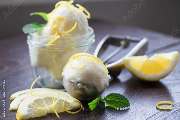 Obraz Eis Creme Zitrone