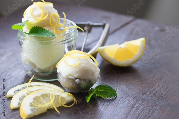 Obraz Eis Creme Zitrone