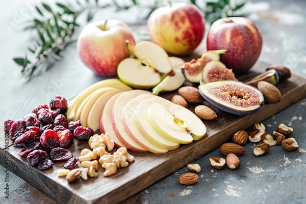 Fototapeta Fruit & Nut Snack Board