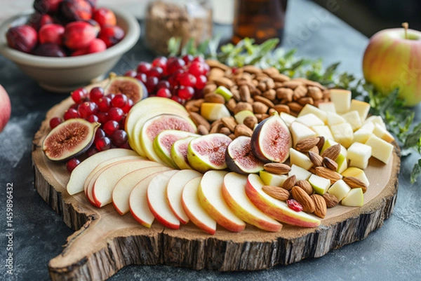 Fototapeta Fruit & Nut Snack Board