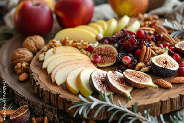 Fototapeta Fruit & Nut Snack Board