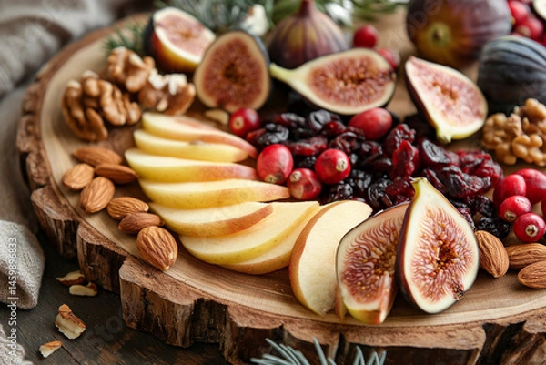 Fototapeta Fruit & Nut Snack Board