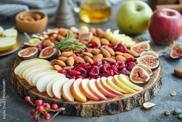 Fototapeta Fruit & Nut Snack Board