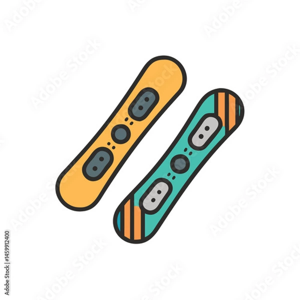 Fototapeta vector illustration of a thermometer