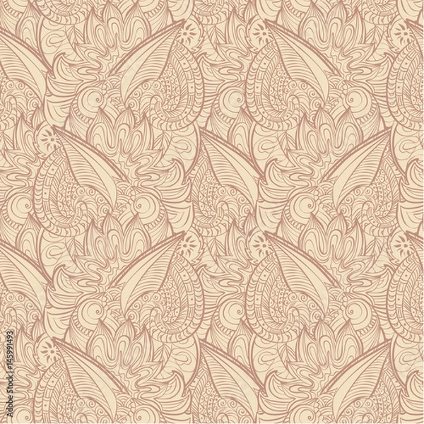 Fototapeta vector floral seamless pattern background