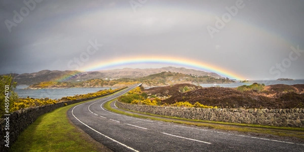 Fototapeta Straße ins Glück