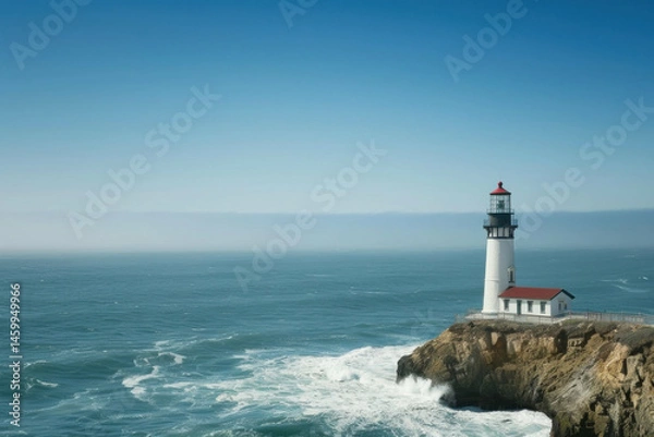 Fototapeta Lighthouse ocean view serenity