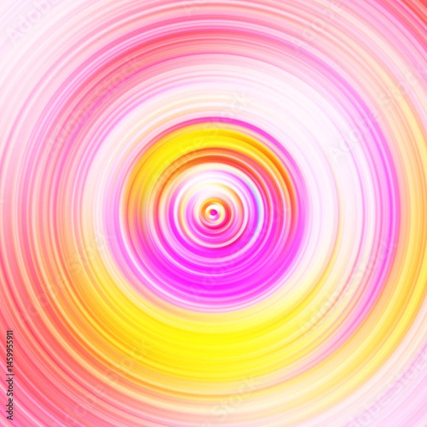 Obraz Colorful radial motion effect. Abstract rounded background. Color curves and sphere. Multi color gradient rings and circles wallpaper. Colored texture backdrop and banner.
