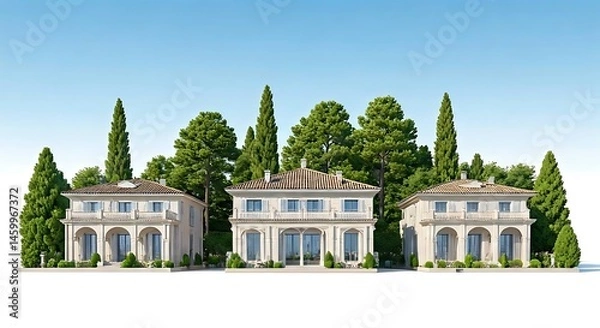 Obraz Villas in different design image offor sell.