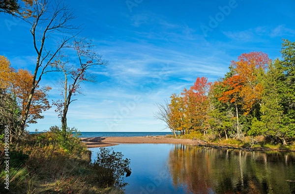 Obraz Looking Out to Lake Superior