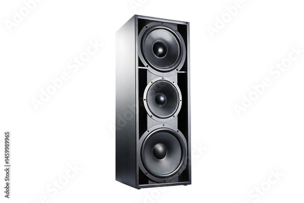 Obraz large speakers isolated on white background PNG
