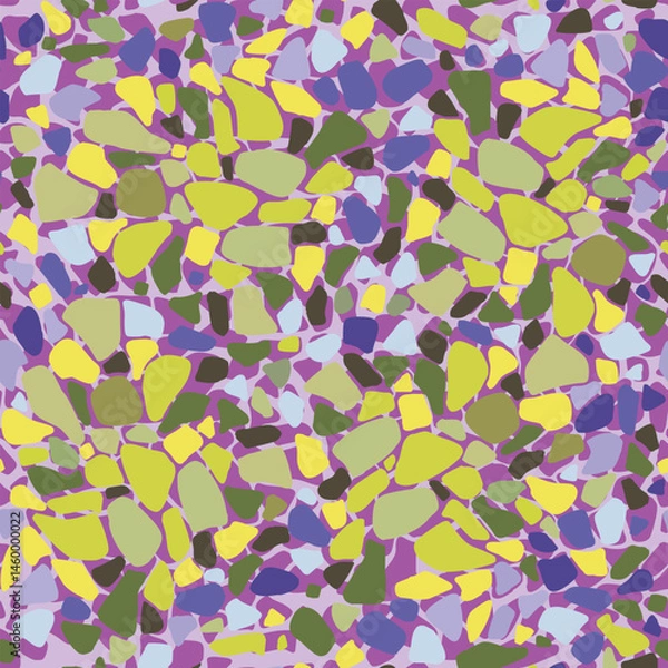 Obraz Seamless Vector Pattern with Colorful Abstract Shapes