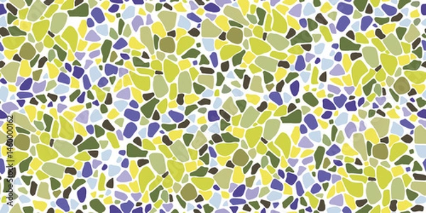Obraz Seamless Vector Pattern with Colorful Abstract Shapes