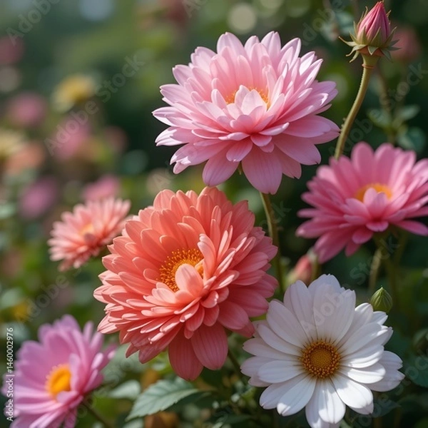 Obraz beautiful see side flowers