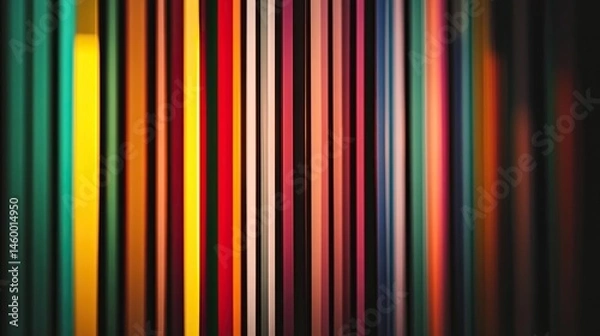 Fototapeta Abstract vertical stripes of vibrant colors
