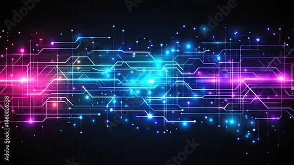 Fototapeta Abstract circuit board design