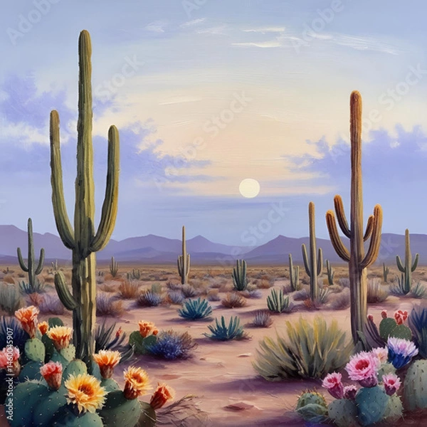 Obraz cactus in the desert