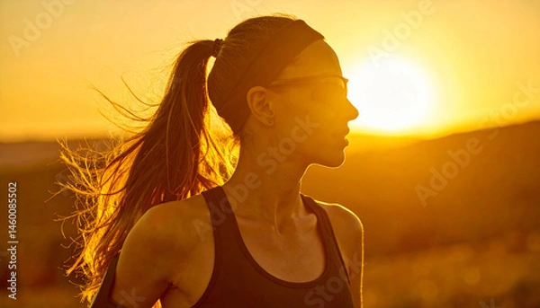 Obraz Frau beim Laufen