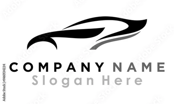 Obraz auto car logo design