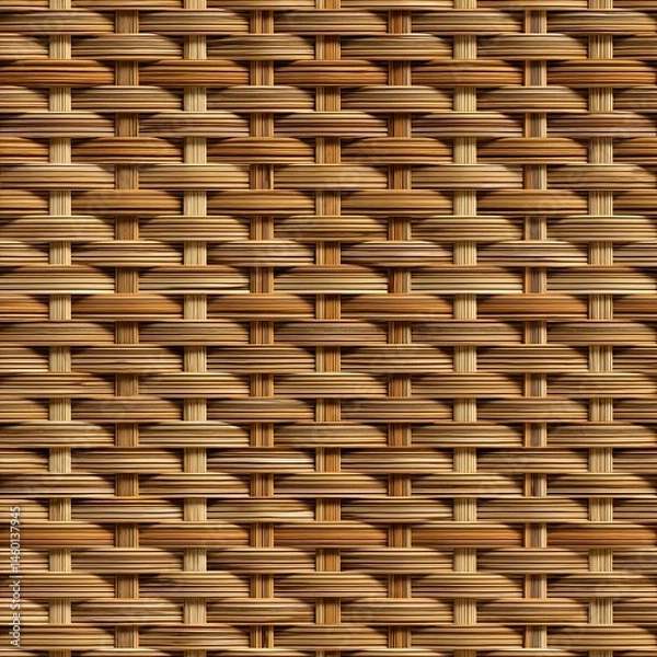 Fototapeta wicker basket texture background