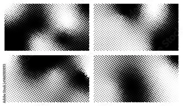Fototapeta halftone dot backgrounds. grunge halftone Texture Overlay