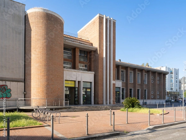 Obraz Fascist architectural styled Post Office in the city of Latina, Italy	