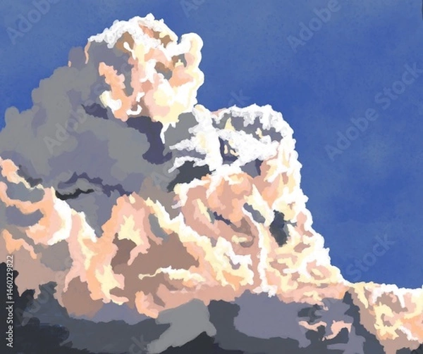 Obraz Painterly Thunderhead