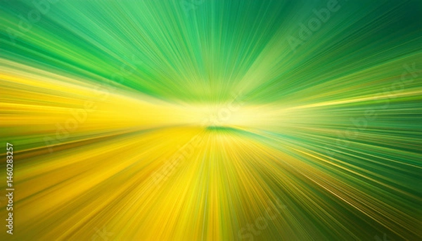 Fototapeta yellow and green defocused blurred motion bright abstract background widescreen horizontal