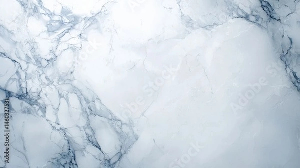 Fototapeta Elegant white marble background with subtle gray veining, perfect for sophisticated designs and creative projects.