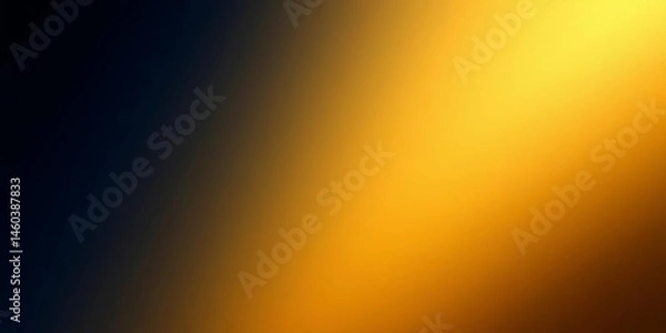 Fototapeta Seamless gradient transition from deep navy blue to shimmering metallic gold, smoothly blended ,  backdrop,  digital