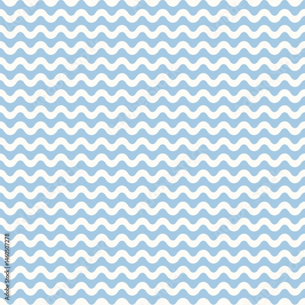 Obraz Geometric background. Waves seamless pattern. Abstract vector wallpaper with stripes. Fluid wavy lines allover print for fabric, textile, paper, stationery, packaging, wrapping, polygraph