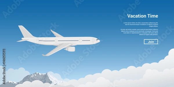 Obraz plane flying high