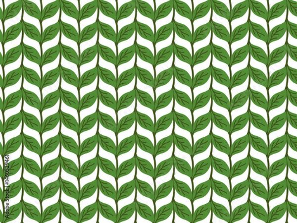 Fototapeta rhythm create a natural flow and organic elegance. Inspired by climbing plants. Ideal for nature-themed fabric or eco-product packaging.