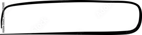 Obraz Rounded Rectangle Line Frame