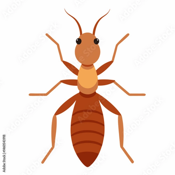 Fototapeta vector illustration of a bug