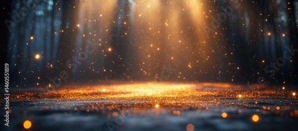 Obraz Golden Light Forest Floor