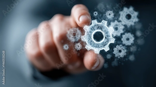 Fototapeta AI business solutions optimizing workflow and team performance.