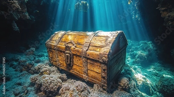 Obraz Sunken Treasure: An Underwater Mystery