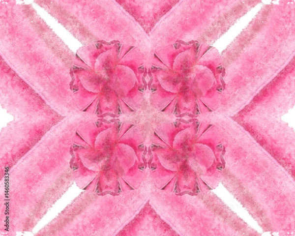 Obraz abstract mix color design illustration. floral pattern for wallpaper background