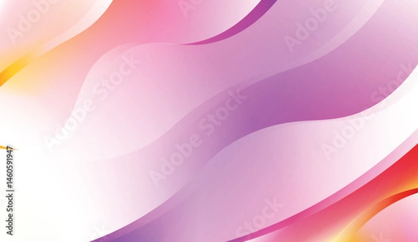Fototapeta Futuristic Background With Color Gradient Geometric Shape. For Futuristic Ad, Booklets. Vector Illustration with Color Gradient.