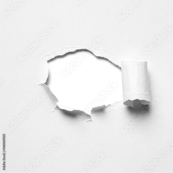 Obraz torn paper with space