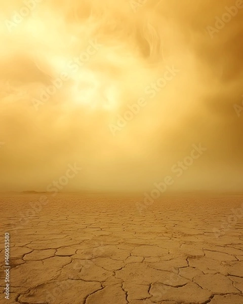 Obraz Desolate, sun-baked landscape