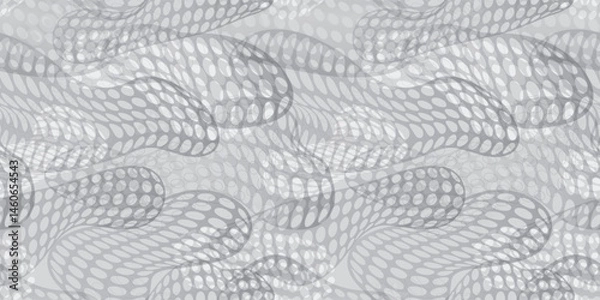 Fototapeta Abstract shapes illustration background. Seamless pattern.Vector. 抽象的なかたちのイラストパターン　背景素材