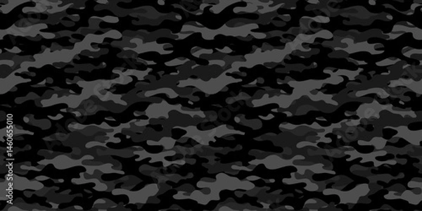 Fototapeta Camouflage background. Seamless pattern.Vector. 迷彩パターン テクスチャ 背景素材