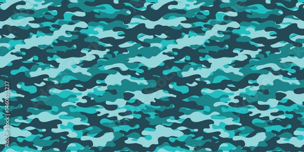 Fototapeta Camouflage background. Seamless pattern.Vector. 迷彩パターン テクスチャ 背景素材