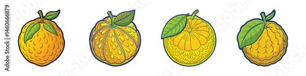 Obraz Sunshine Citrus Display: A vibrant assortment of ripe oranges, each exhibiting its unique texture, a symbol of freshness and health, making one's taste buds tingle with delight. 