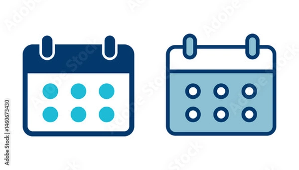Obraz calendar icon vector isolated on white background. Calender symbol. Calendar vector icon. Deadline. Date. Time
