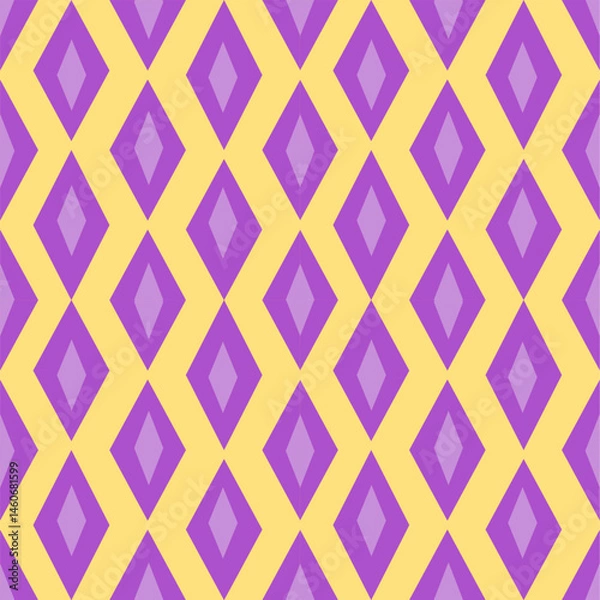 Obraz seamless geometric pattern with geometric shapes, vector illustration