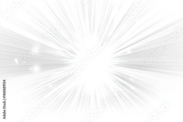 Obraz Radiant white burst effect with light rays
