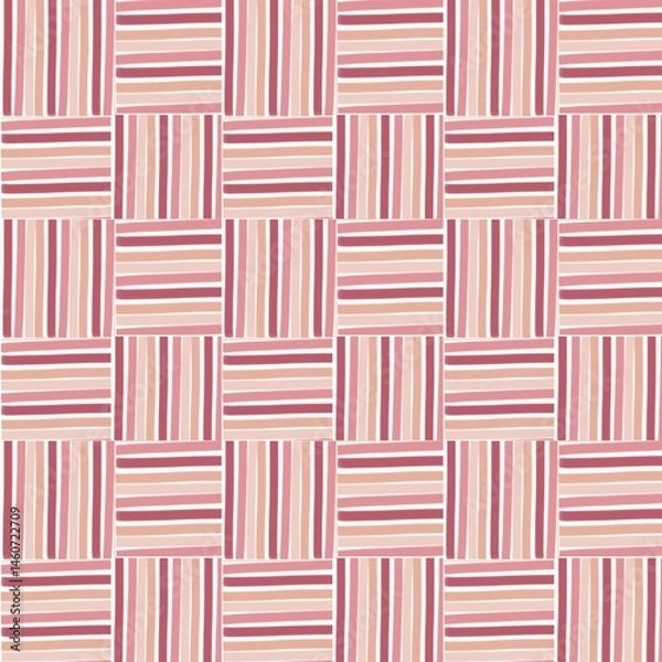 Fototapeta seamless pattern with stripes pattern in various pastel colors